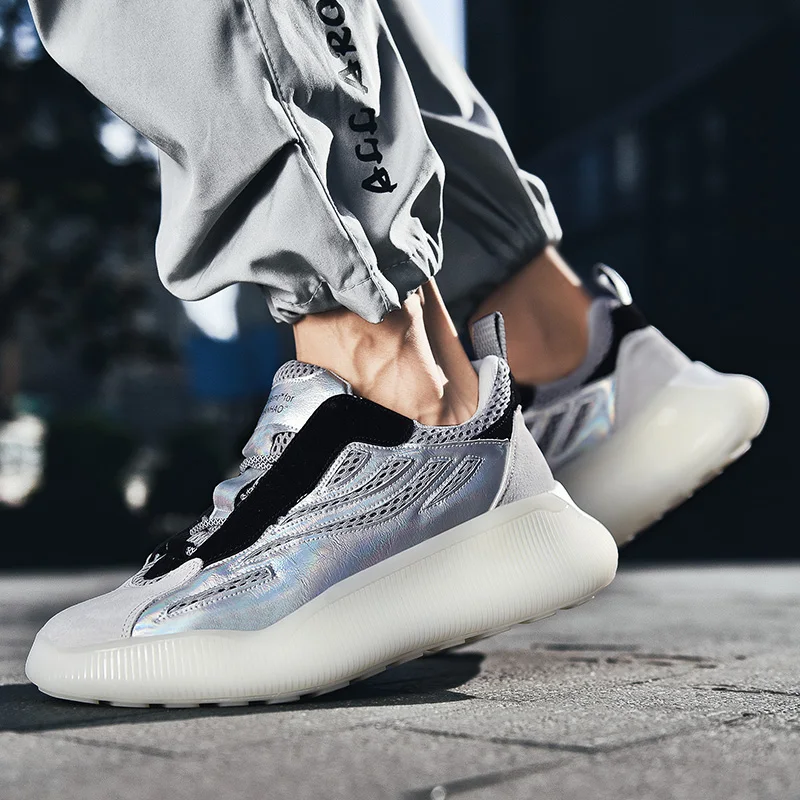 Genuine Leather Men Sneakers Thick Sole Platform Daddy Shoes Running Shoes for Man Height Increasing 5 Cm Chunky Outdoor Shoes
Genuine Leather Men Sneakers Thick Sole Platform Daddy Shoes Running Shoes for Man Height Increasing 5 Cm Chunky Outdoor Shoes