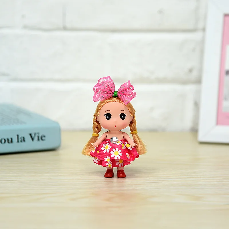 1 шт. Милая юбка с цветочным рисунком кукла перепутанным Маленькая подвеска для