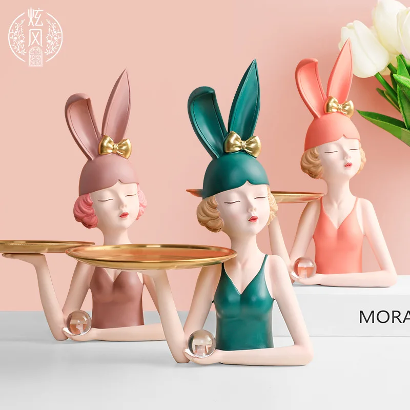 Cute Bunny Girl Resin Crafts Home Furnishings Decorations Room Decoration Accessories Teen Girls Angel Statue Decoraciones
Cute Bunny Girl Resin Crafts Home Furnishings Decorations Room Decoration Accessories Teen Girls Angel Statue Decoraciones