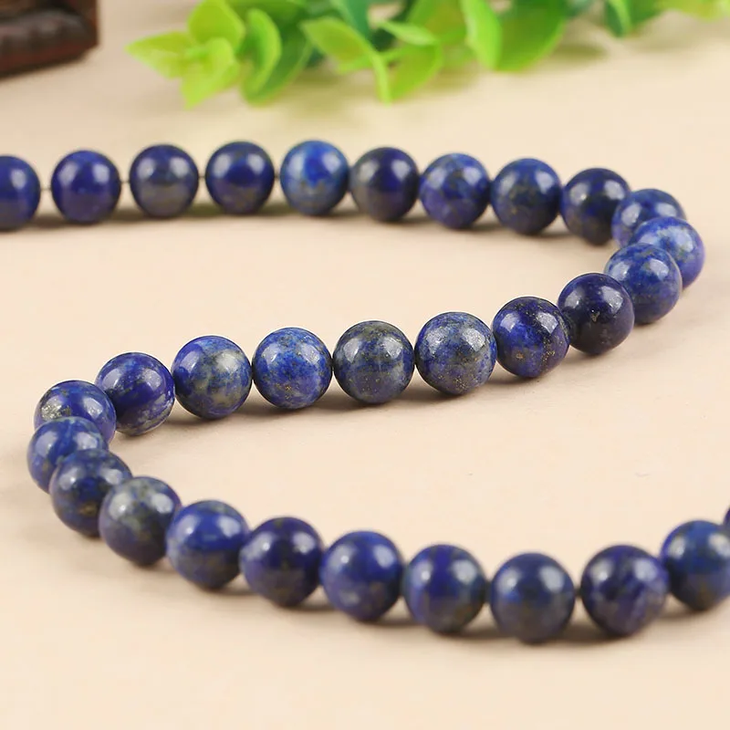 Оптовая продажа, круглые бусины из натурального камня лазурита, 15 дюймов, нить 4, 6, 8, 10 мм, выберите размер «сделай сам», ожерелье, браслет 
Оптовая продажа, круглые бусины из натурального камня лазурита, 15 дюймов, нить 4, 6, 8, 10 мм, выберите размер «сделай сам», ожерелье, браслет