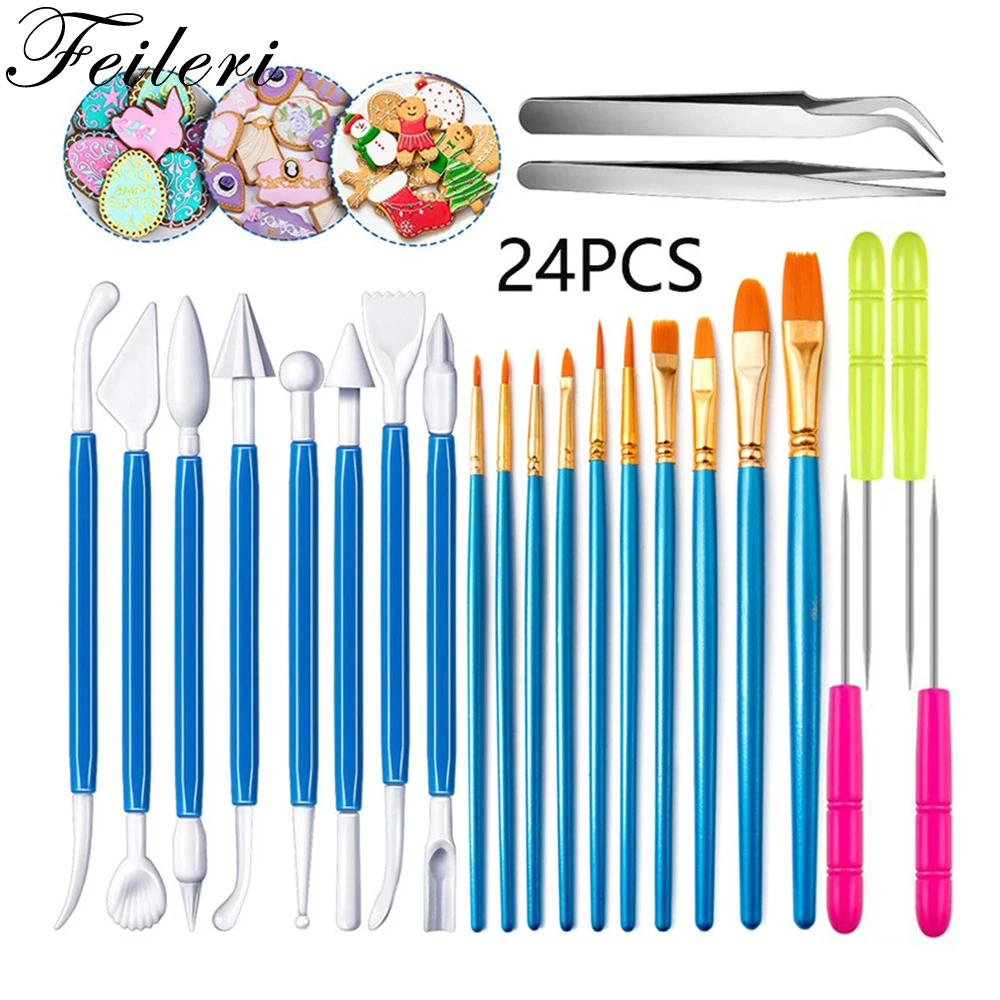 24pcs/set Polymer Clay Tools Plastic Sculpting Tool Sculpting Ceramic Pottery Tool Kit for Sculpting and Shaping DIY Accessories
24pcs/set Polymer Clay Tools Plastic Sculpting Tool Sculpting Ceramic Pottery Tool Kit for Sculpting and Shaping DIY Accessories