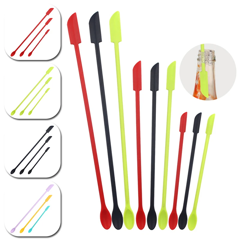 Home Furnishing New Creative Silicone Mini Small Tip Scraper Set Lengthen Jam Double-head Scraper Spatula
Home Furnishing New Creative Silicone Mini Small Tip Scraper Set Lengthen Jam Double-head Scraper Spatula