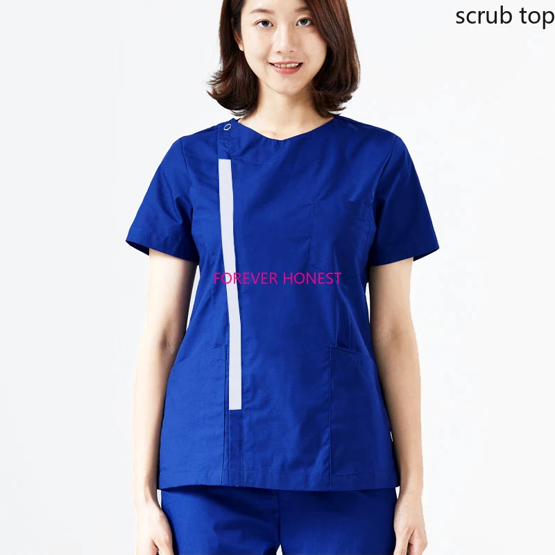 Nursing Uniforms Cotton Scrub Top Short Sleeve Medical Clothes Zipper Opening Spa Uniforms Round Collar Vet Workwear Veterinary
Nursing Uniforms Cotton Scrub Top Short Sleeve Medical Clothes Zipper Opening Spa Uniforms Round Collar Vet Workwear Veterinary