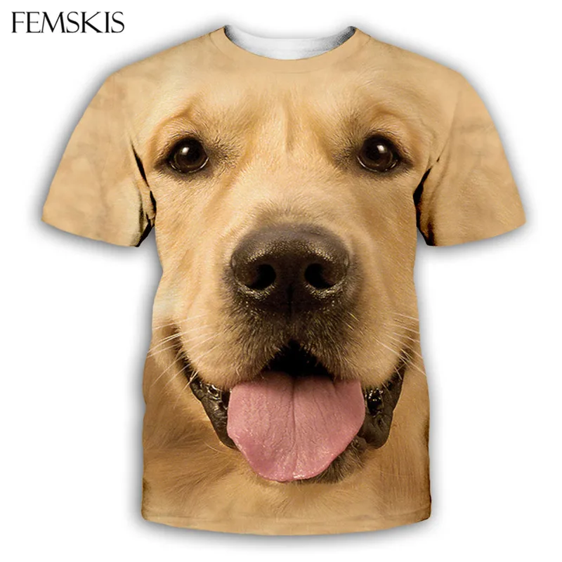 FEMSKIS Cute Pet Dog Golden Retriever Husky Men Women 3D Print T-shirt Funny Casual Short Sleeve Streetwear Short Sleeve T Shirt
FEMSKIS Cute Pet Dog Golden Retriever Husky Men Women 3D Print T-shirt Funny Casual Short Sleeve Streetwear Short Sleeve T Shirt