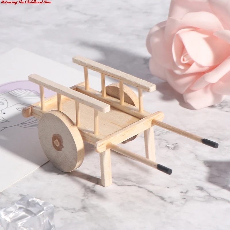 1:12 Mini Cute Dollhouse Miniature Wooden Simulation Pulling Cart Handcart Model Accessories Toys
1:12 Mini Cute Dollhouse Miniature Wooden Simulation Pulling Cart Handcart Model Accessories Toys