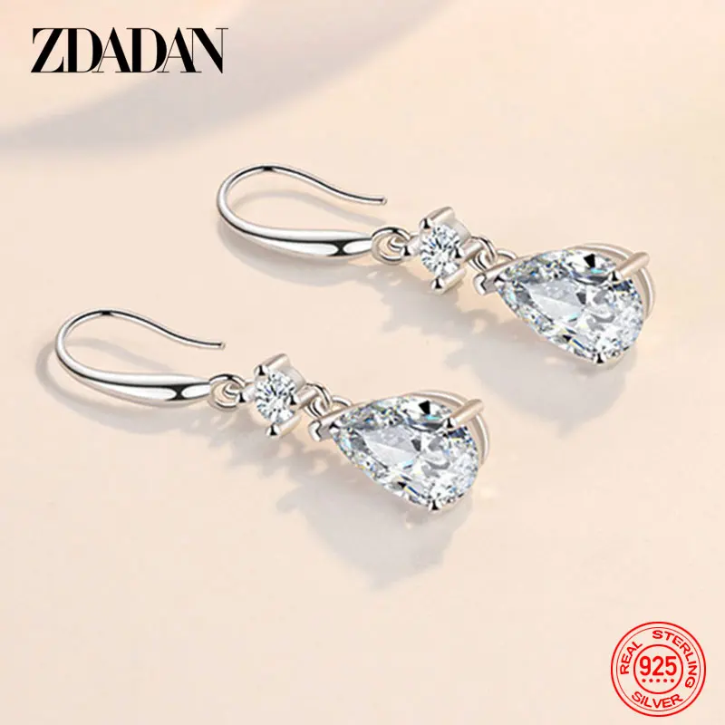 ZDADAN 925 Sterling Silver Water Drop Long Dangle Earrings For Women Fashion Jewelry Party Gift
ZDADAN 925 Sterling Silver Water Drop Long Dangle Earrings For Women Fashion Jewelry Party Gift