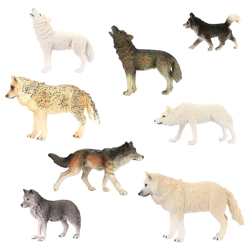 Wolf toy doll 8 pieces of animal toy wolf statue zoo bag real hand-painted statues cool collection and display best gifts
Wolf toy doll 8 pieces of animal toy wolf statue zoo bag real hand-painted statues cool collection and display best gifts