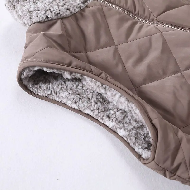 Women Sleeveless Fleece Jacket Winter Vest Female Slim Reversible Vest Windproof Warm Waistcoat F42F
Women Sleeveless Fleece Jacket Winter Vest Female Slim Reversible Vest Windproof Warm Waistcoat F42F