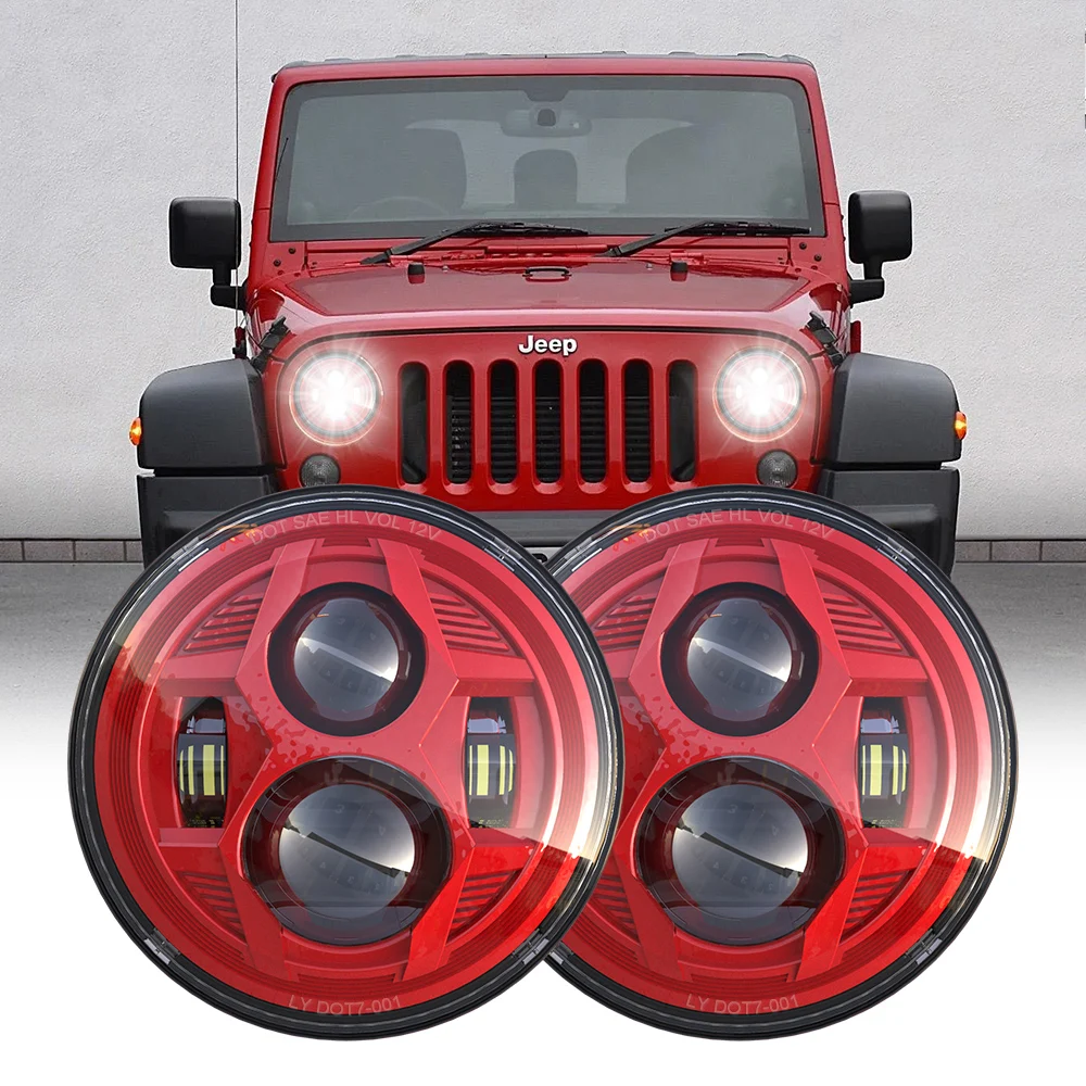 SUP-LIGHT Headlamp 2pcs 7 inch LED Headlamps Spider Design with High Low Beam For UAZ 4x4 Jungle Hunter Lada 4x4 urban Niva 
SUP-LIGHT Headlamp 2pcs 7 inch LED Headlamps Spider Design with High Low Beam For UAZ 4x4 Jungle Hunter Lada 4x4 urban Niva