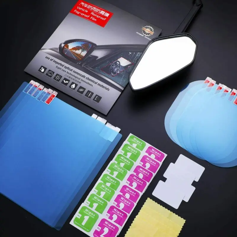 6set Rearview Mirror Film Car Rainproof Waterproof Anti Fog Dustproof Parts 
6set Rearview Mirror Film Car Rainproof Waterproof Anti Fog Dustproof Parts