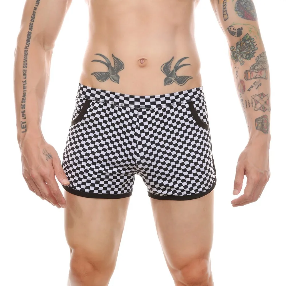 Men Plaids Boxer Underwear Comfortable And Breathable Underpants Pocket Shorts Boxershorts Men Sleep Bottoms Bikini Panties New
Men Plaids Boxer Underwear Comfortable And Breathable Underpants Pocket Shorts Boxershorts Men Sleep Bottoms Bikini Panties New