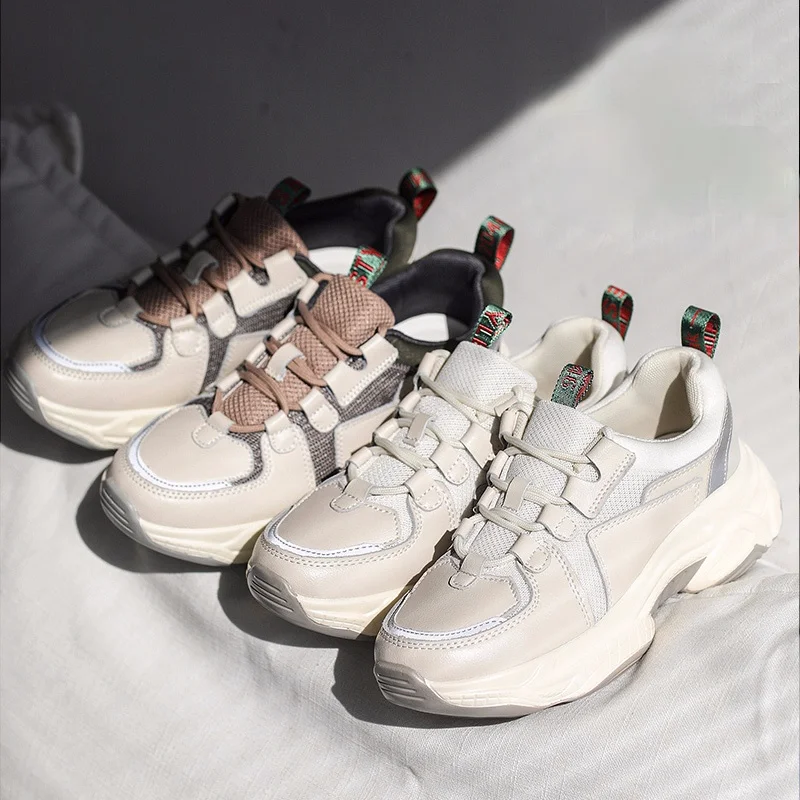 2021 New Fashion Sport Casual Sneakers Women Spring Autumn Leather Breathable Comfortable Sneaker Platform Shoes Women Black
2021 New Fashion Sport Casual Sneakers Women Spring Autumn Leather Breathable Comfortable Sneaker Platform Shoes Women Black