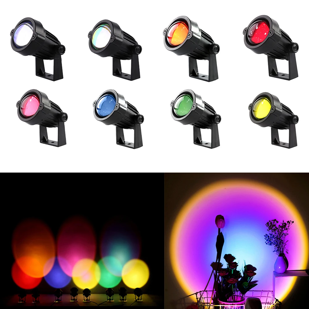 Rainbow Sunset Projector Atmosphere Night Light Home Coffee Shop Background Wall Decoration Colorful Lamp US Plug
Rainbow Sunset Projector Atmosphere Night Light Home Coffee Shop Background Wall Decoration Colorful Lamp US Plug