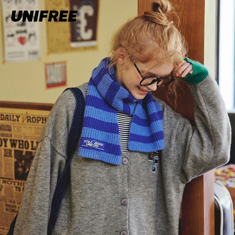 Модный шарф UNIFREE в синюю полоску, женские зимние теплые шарфы Kawaii, разноцветные шарфы, Женская милая мягкая шаль, снуд
Модный шарф UNIFREE в синюю полоску, женские зимние теплые шарфы Kawaii, разноцветные шарфы, Женская милая мягкая шаль, снуд