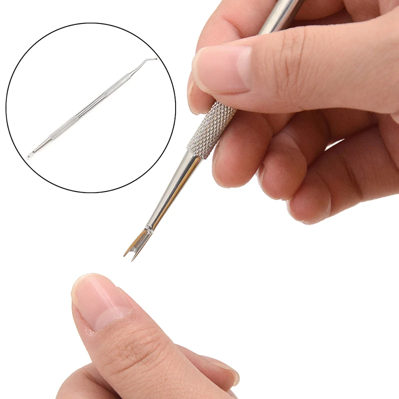 1pc Dual End Nail Toenails Lifter Stainless Steel Bunion Corrector Foot Cleaning Care Ingrown Hook Pedicure Tool
1pc Dual End Nail Toenails Lifter Stainless Steel Bunion Corrector Foot Cleaning Care Ingrown Hook Pedicure Tool