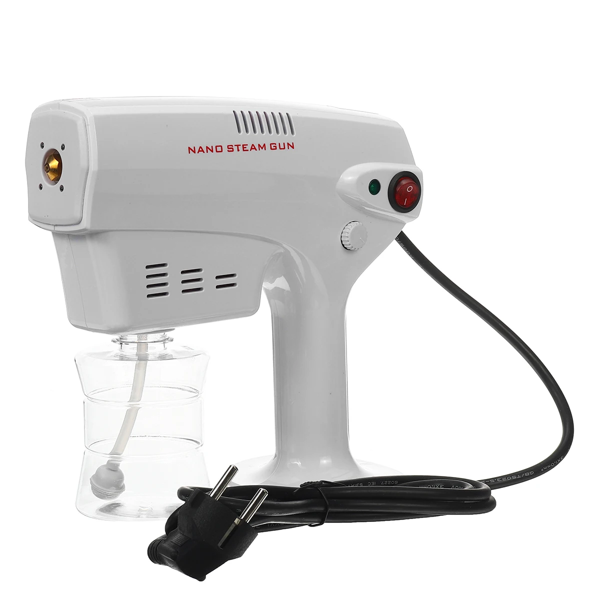 250ML 220V Mist Disinfection Machine Electric ULV Sprayer Portable Hair Care Equipment 1200W Blue Light Nanos Steam Sprayer
250ML 220V Mist Disinfection Machine Electric ULV Sprayer Portable Hair Care Equipment 1200W Blue Light Nanos Steam Sprayer