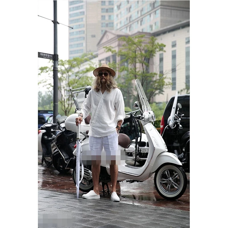 Men's new solid color lace up straight tube trend cotton linen SHORTS ELASTIC WAIST slim fit summer versatile youth fashion
Men's new solid color lace up straight tube trend cotton linen SHORTS ELASTIC WAIST slim fit summer versatile youth fashion