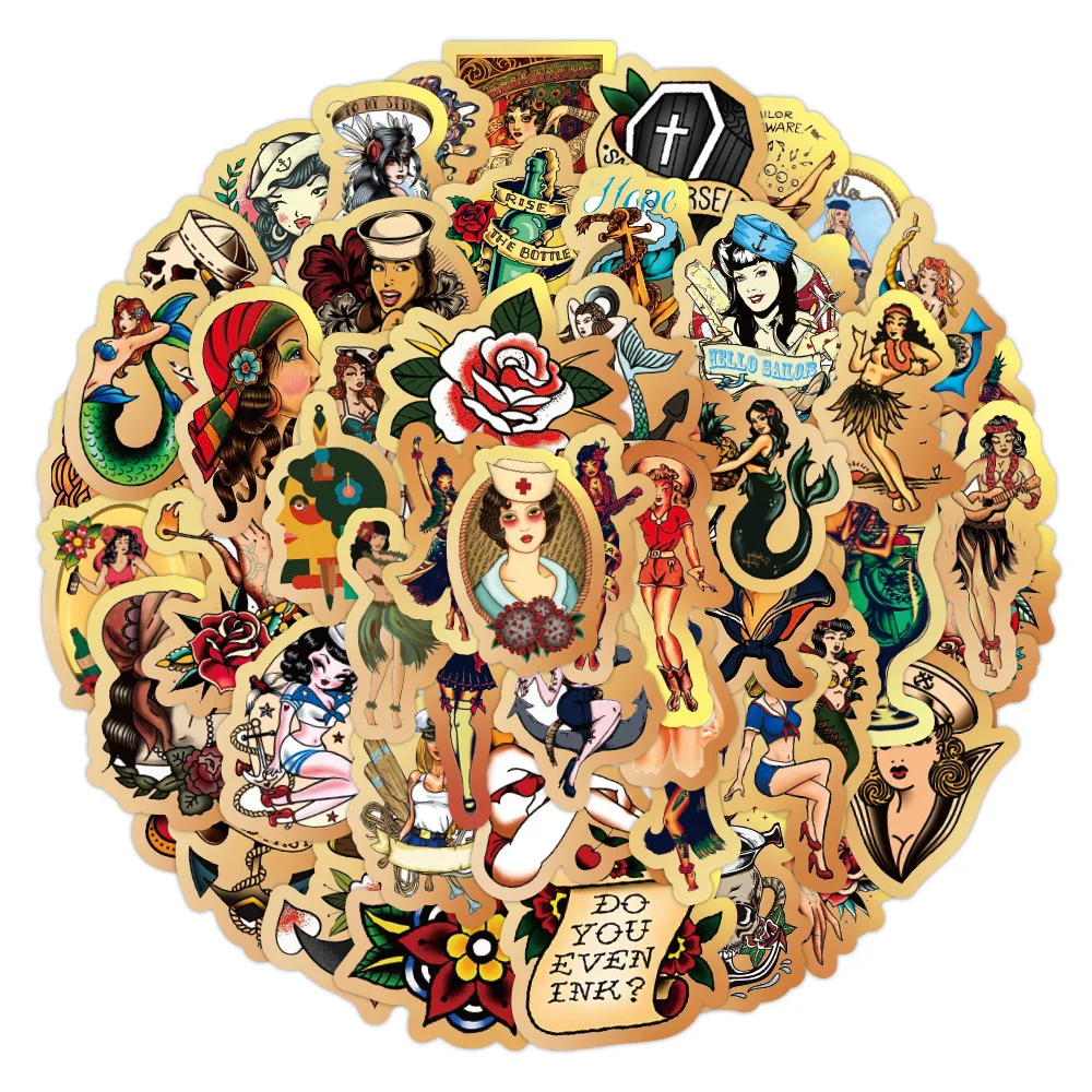 10 / 30 / 50pcs Retro Beauty Sailor Jerry Graffiti Sticker Waterproof Sticker Wholesale
10 / 30 / 50pcs Retro Beauty Sailor Jerry Graffiti Sticker Waterproof Sticker Wholesale