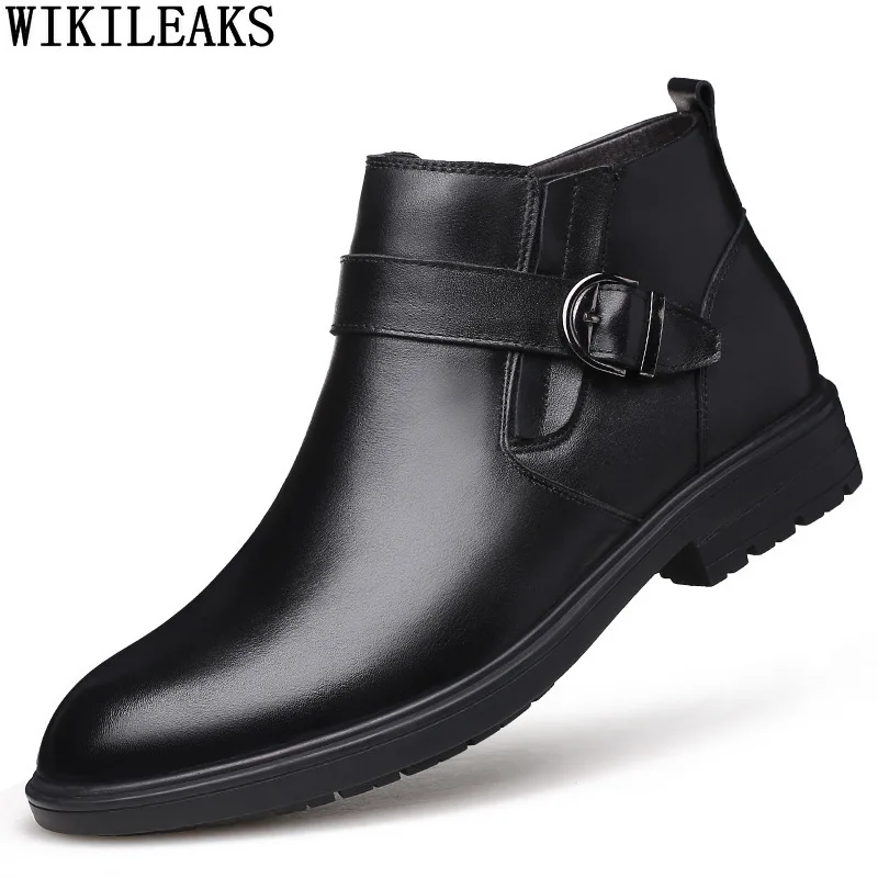 Chelsea Boots Men Monk Strap Shoes for Men Winter Boots Leather Casual Shoes Men Black Ankle Boots Designer Shoes Zapatos Hombre
Chelsea Boots Men Monk Strap Shoes for Men Winter Boots Leather Casual Shoes Men Black Ankle Boots Designer Shoes Zapatos Hombre