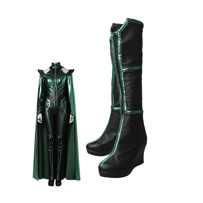 Trailer Hela Green Boots For Women Thor 3 Ragnarok Cosplay Costume Halloween Masquerade Shoes Feet Accessories
Trailer Hela Green Boots For Women Thor 3 Ragnarok Cosplay Costume Halloween Masquerade Shoes Feet Accessories