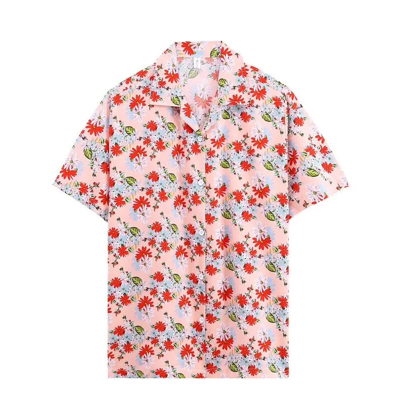 Women Korean Floral Design Shirt Streetwear Female Vintage Blouse Blouse Summer Top 2020
Women Korean Floral Design Shirt Streetwear Female Vintage Blouse Blouse Summer Top 2020