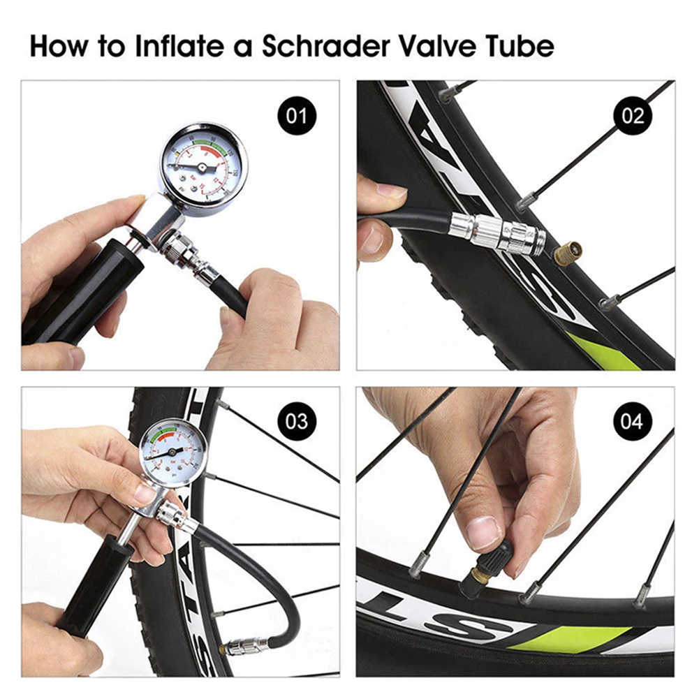 Mini Bike Pump 7.8Inches Portable Lightweight Bicycle Air Pump with Gauge 210Psi Presta Schrader Valve For MTB Bike Ball Toy
Mini Bike Pump 7.8Inches Portable Lightweight Bicycle Air Pump with Gauge 210Psi Presta Schrader Valve For MTB Bike Ball Toy