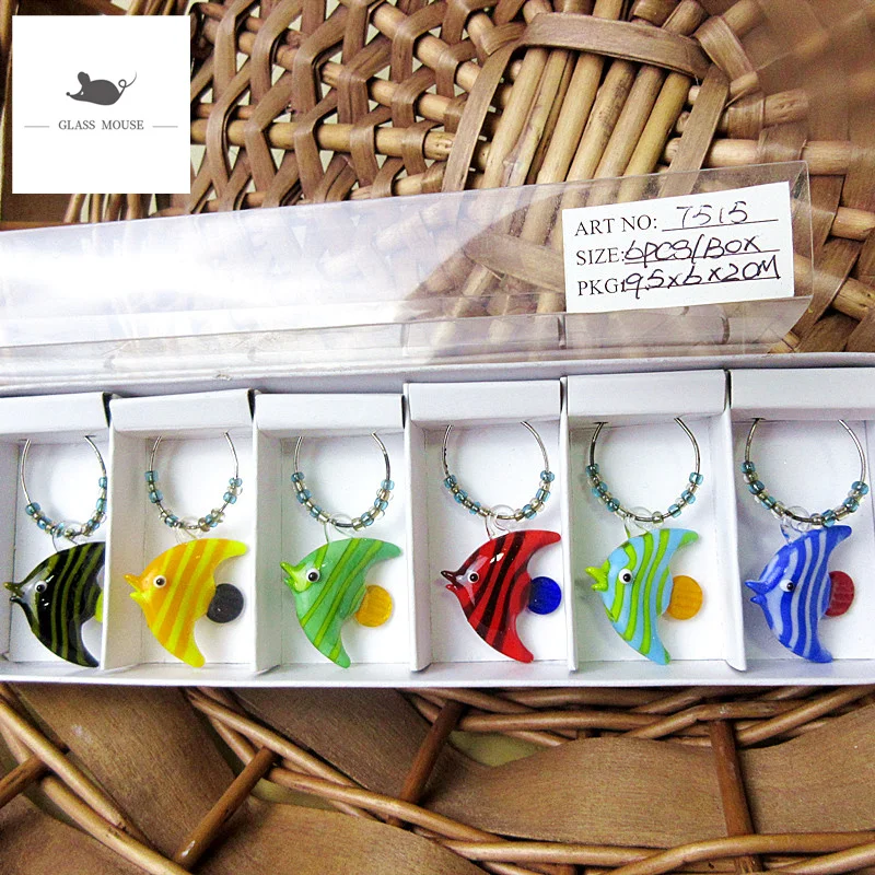 Набор бокалов для вина с подвесками из стекла 6 шт. GLASS MOUSE
Набор бокалов для вина с подвесками из стекла 6 шт. GLASS MOUSE