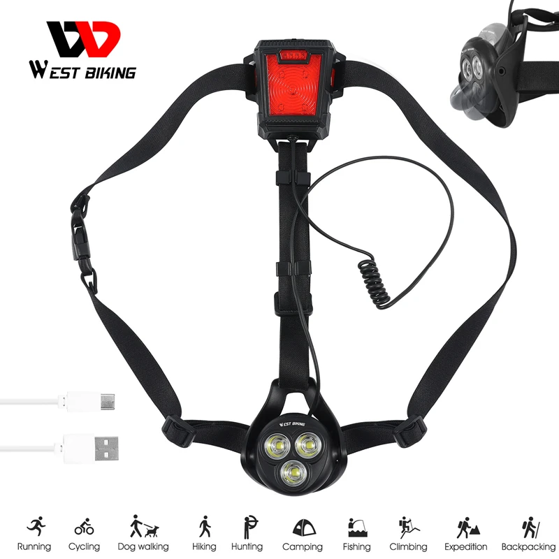 Night Running Light Outdoor Sport LED Bicycle Light Safe USB Rechargeable Chest Lamp Jogging Warning Running Cycling Accessories
Night Running Light Outdoor Sport LED Bicycle Light Safe USB Rechargeable Chest Lamp Jogging Warning Running Cycling Accessories