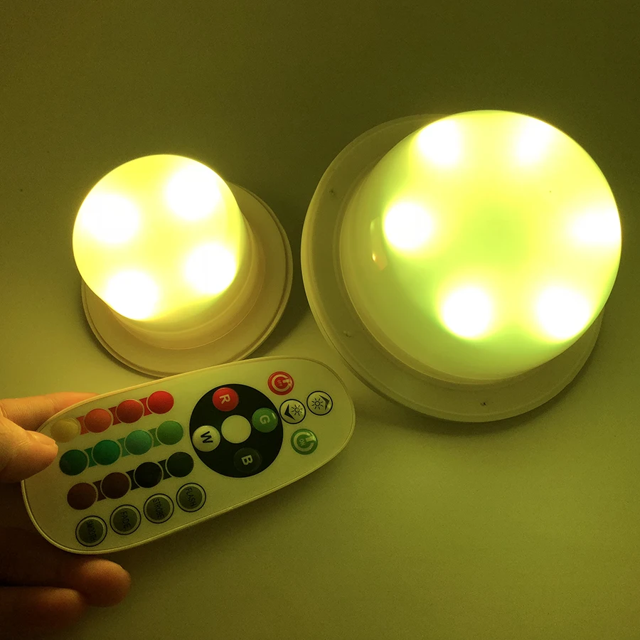 Thrisdar 16 Color Option Wireless Remote Control RGBW LED Table Light Outdoor Wedding Party Birthday Christmas Decor Lamp Source
Thrisdar 16 Color Option Wireless Remote Control RGBW LED Table Light Outdoor Wedding Party Birthday Christmas Decor Lamp Source