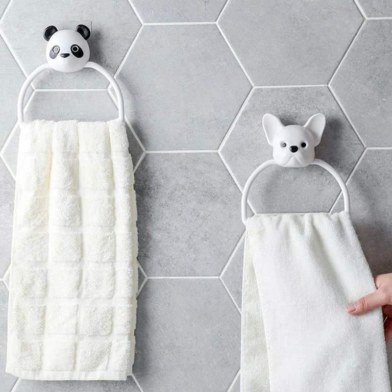 2 PCS Cute Animal Towel Rack Wall Hanging Towel Ring Cartoon Dog Panda Hand Towel Holder Rack Kitchen Bathrroom Tools
2 PCS Cute Animal Towel Rack Wall Hanging Towel Ring Cartoon Dog Panda Hand Towel Holder Rack Kitchen Bathrroom Tools