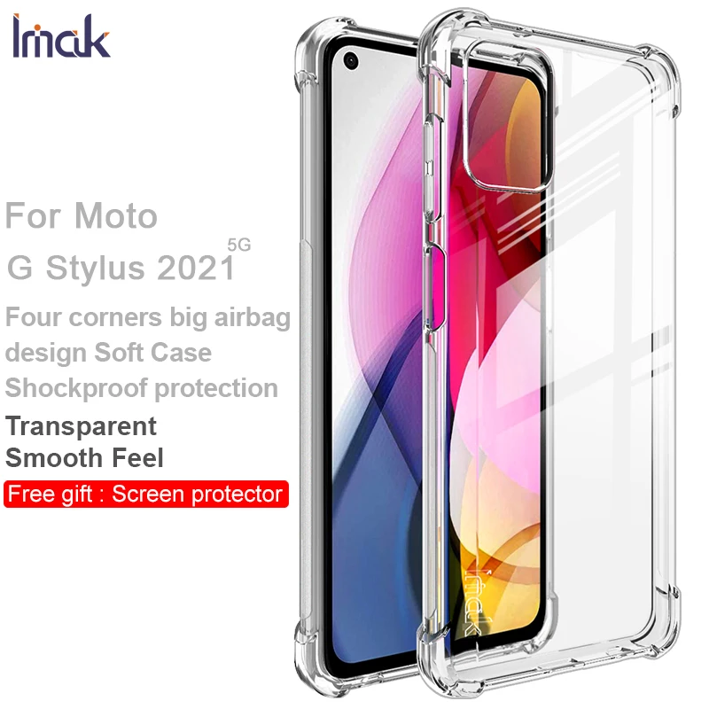 for Moto G Stylus 2021 Case IMAK Shockproof Conners Airbags Soft TPU Back Cover Case for Moto G Stylus 2021
for Moto G Stylus 2021 Case IMAK Shockproof Conners Airbags Soft TPU Back Cover Case for Moto G Stylus 2021