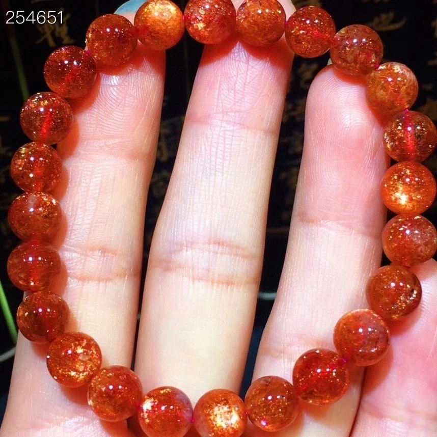 7.7mm Genuine Natural Gold Strawberry Quartz Orange Sunstone Clear Round Beads Bracelet Crystal Women Men AAAAAA
7.7mm Genuine Natural Gold Strawberry Quartz Orange Sunstone Clear Round Beads Bracelet Crystal Women Men AAAAAA
