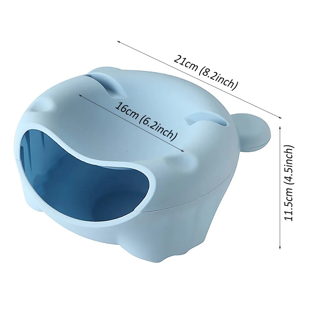 Lazy Snack Bowl Big Mouth Bear Lazy Fruit Tray Detachable Double Plastic Candy Tray Practical Candy Nuts Storage Box
Lazy Snack Bowl Big Mouth Bear Lazy Fruit Tray Detachable Double Plastic Candy Tray Practical Candy Nuts Storage Box
