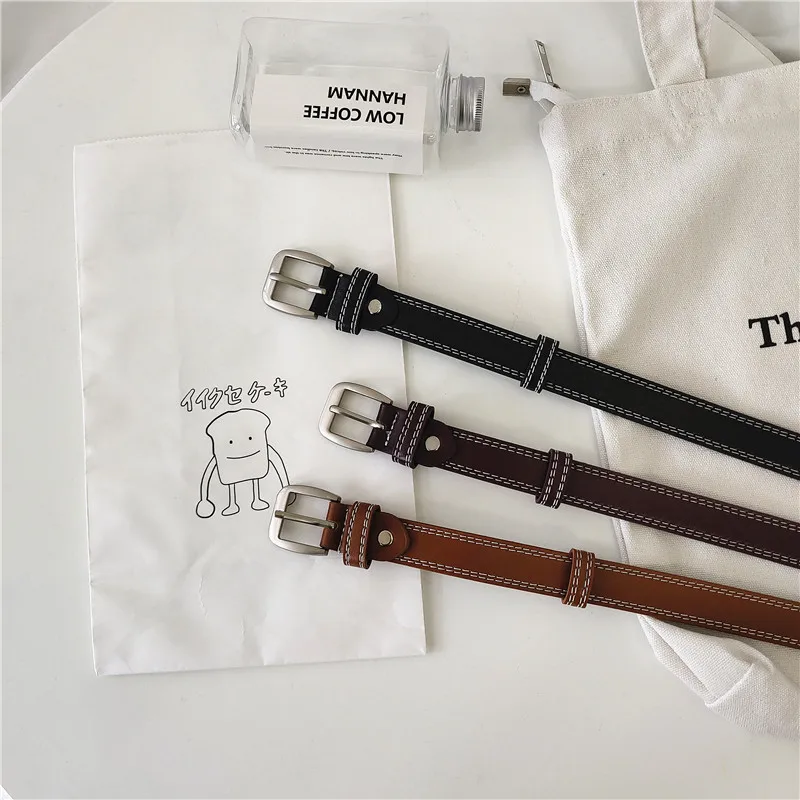 Women's Belt Simple Casual All-Match Korean Fashion BF Style Fashion Personality Student Korean Style Thin Belt Female Ornament
Women's Belt Simple Casual All-Match Korean Fashion BF Style Fashion Personality Student Korean Style Thin Belt Female Ornament