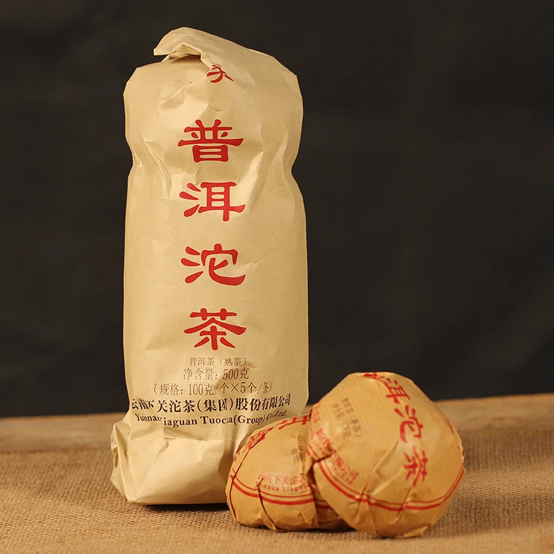 

2019 Xiaguan Xiao Fa Tuo Pur-erh Шу Ripe Cha 500g