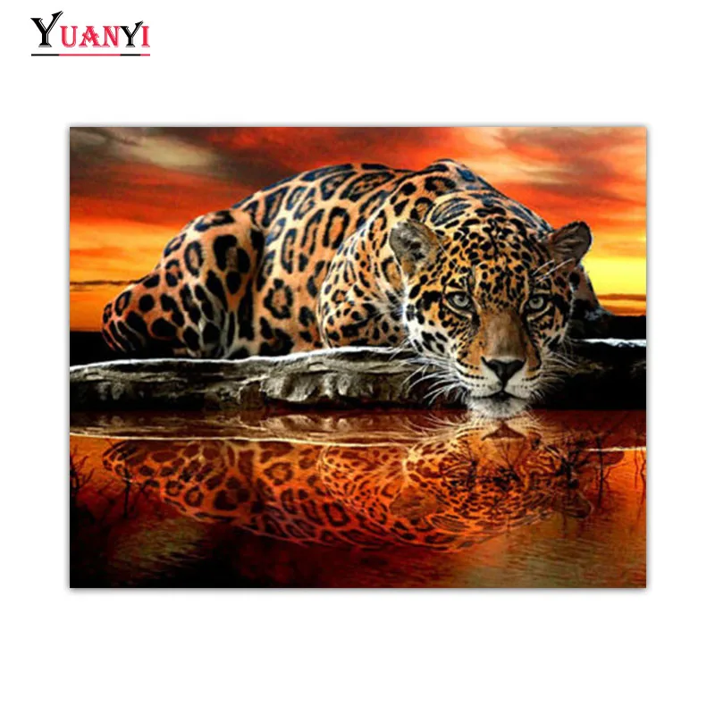 5D DIY Diamond Painting Full Round Diamond Mosaic Animal Full Square Diamond Embroidery Leopard Cross Stitch Rhinestones Decor
5D DIY Diamond Painting Full Round Diamond Mosaic Animal Full Square Diamond Embroidery Leopard Cross Stitch Rhinestones Decor