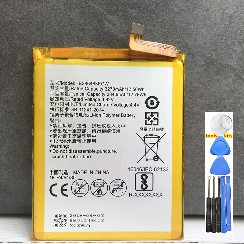 

Original Battery HB386483ECW+ 3340mAh for Huawei Maimang 5 / Honor 6X G9 plus MLA-AL00 MLA-AL10 GR5 2017 Mate 9 lite Batteries