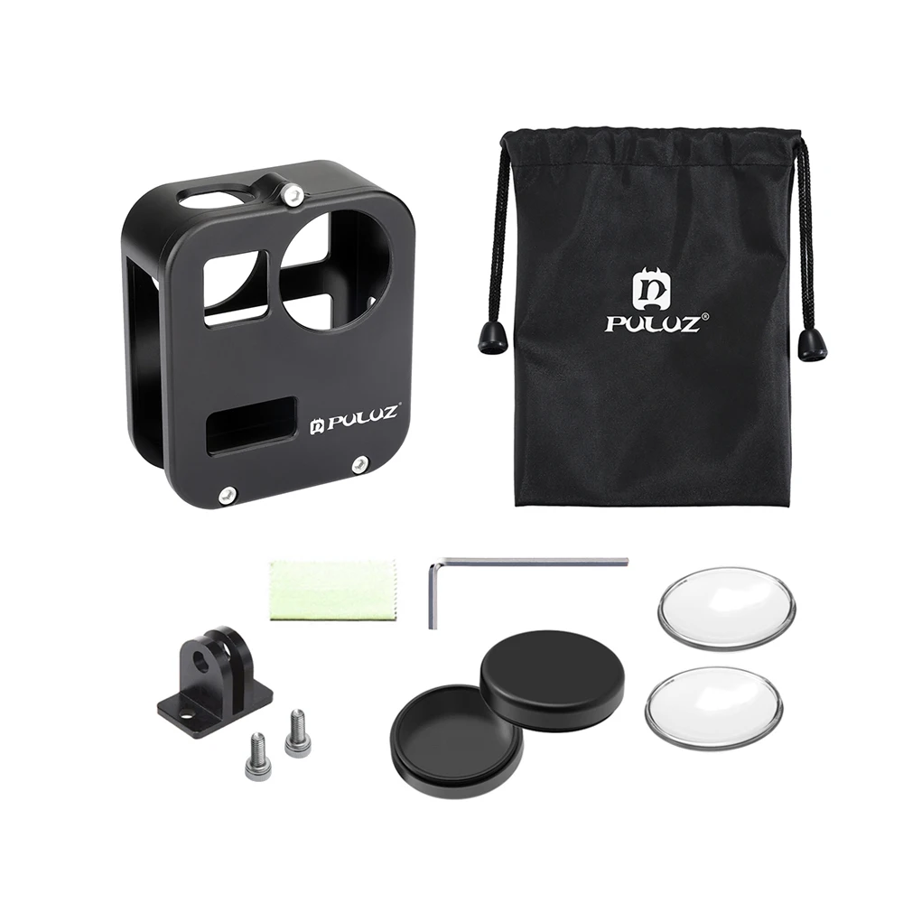 LANBEIKA CNC Aluminum Alloy Housing Shell Case Cover Protective Cage With Lens Cap Lens Protect For GoPro Go Pro Max Camera
LANBEIKA CNC Aluminum Alloy Housing Shell Case Cover Protective Cage With Lens Cap Lens Protect For GoPro Go Pro Max Camera