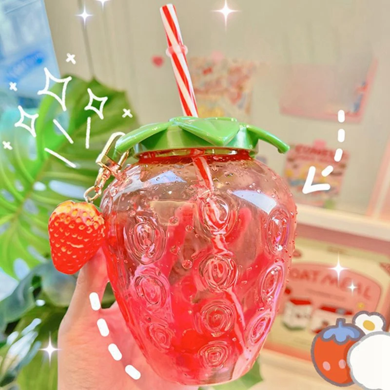 ater Cup Summer Water Bottle with StrLovely Girl Cup Student Strawberries Straw Cup Plastic Cup Portable Water Cup Summer Waw
ater Cup Summer Water Bottle with StrLovely Girl Cup Student Strawberries Straw Cup Plastic Cup Portable Water Cup Summer Waw