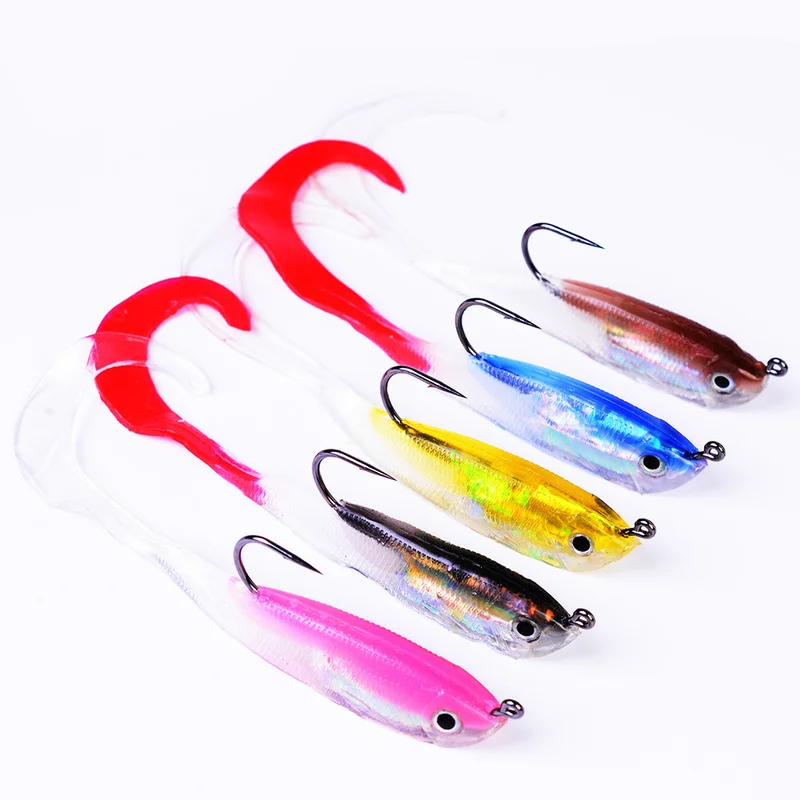 5 Pcs 15g 10cm Soft Bait Jig Wobbler Fishing Lures Japan Shad Swimbaits Artificial Bait Jig Head Fly Fishing Silicon Rubber Fish
5 Pcs 15g 10cm Soft Bait Jig Wobbler Fishing Lures Japan Shad Swimbaits Artificial Bait Jig Head Fly Fishing Silicon Rubber Fish