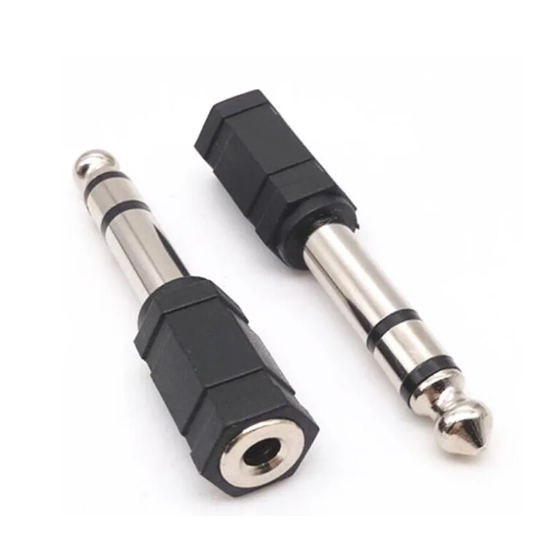 6.35mm 6.5mm 1/4" mono Male to 3.5mm 1/8" Female Connector 2 Pole 3 Pole Jack Audio Speaker Terminal Plug Headphone Adapter U26
6.35mm 6.5mm 1/4" mono Male to 3.5mm 1/8" Female Connector 2 Pole 3 Pole Jack Audio Speaker Terminal Plug Headphone Adapter U26