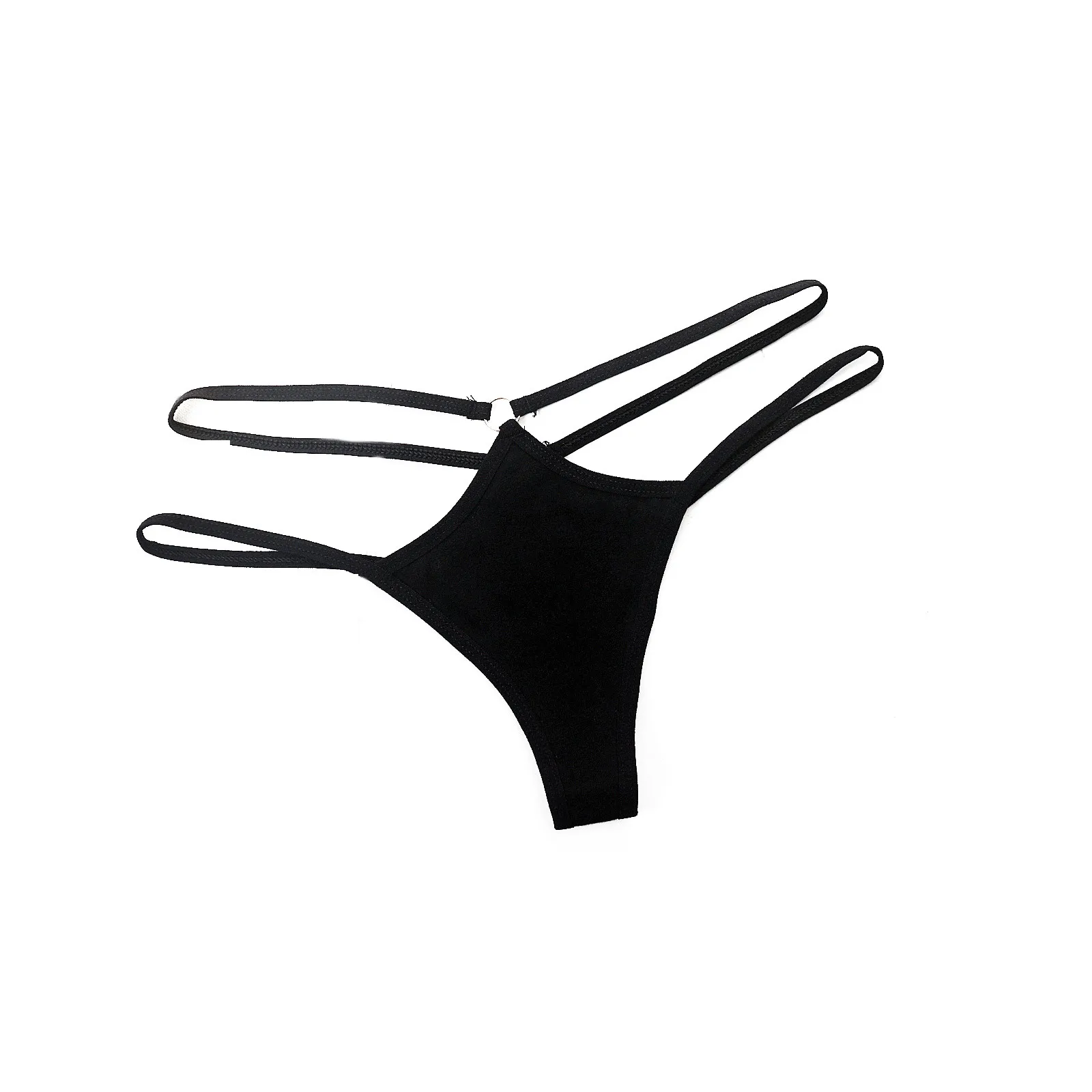 Thin Strap Hollow Panties Women Sexy G-String Cotton Soft Lingerie Low Rise Thong Breathable Female Underwear Solid BLACK Briefs
Thin Strap Hollow Panties Women Sexy G-String Cotton Soft Lingerie Low Rise Thong Breathable Female Underwear Solid BLACK Briefs