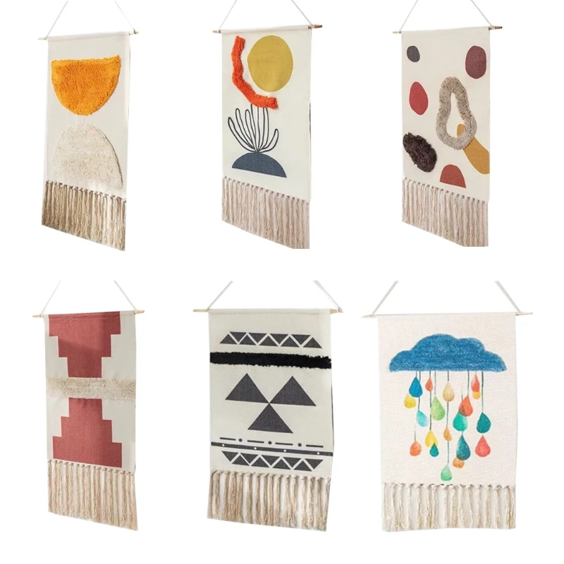 Cotton Woven Flocking Printed Tapestry Tufted Tassel Woven Wall Hanging Decor Cotton Decorative for Living Room Decoration
Cotton Woven Flocking Printed Tapestry Tufted Tassel Woven Wall Hanging Decor Cotton Decorative for Living Room Decoration