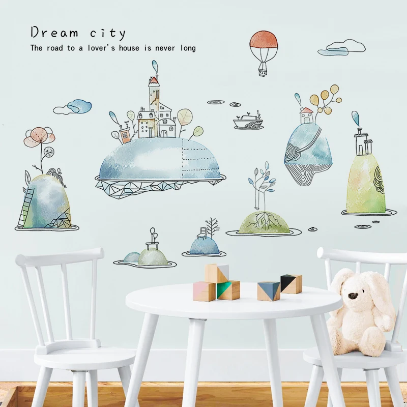 Creative Islands Building Wall Stickers Bedroom Home Decor Aesthetic Self Adhesive Decal Dormitory Poster Wallpaper
Creative Islands Building Wall Stickers Bedroom Home Decor Aesthetic Self Adhesive Decal Dormitory Poster Wallpaper