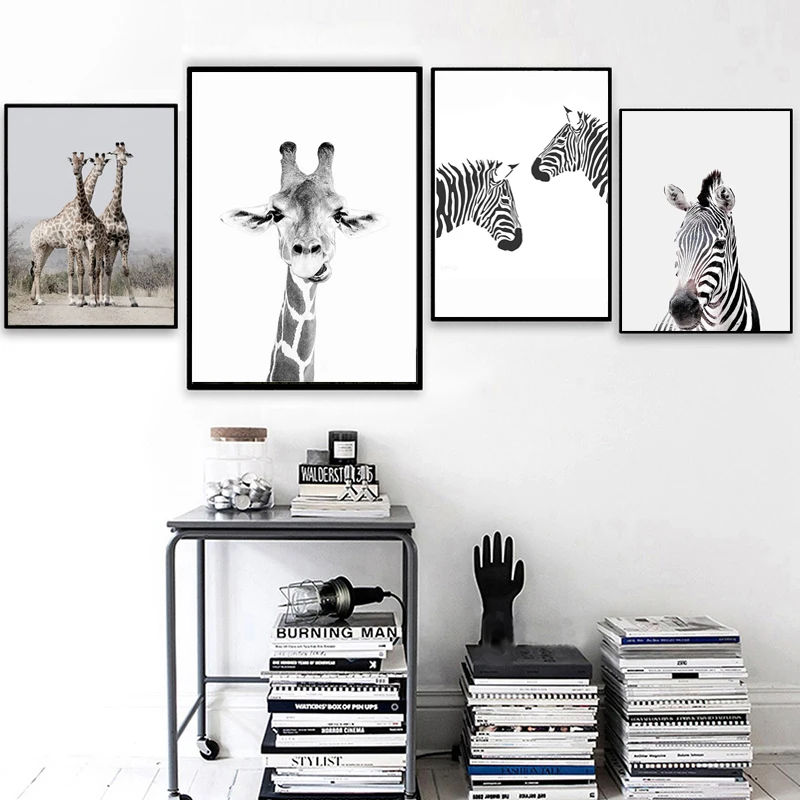 Nordic Minimalist Black and White Baby Animal Canvas Posters and Prints Painting Wall Art Modern Home Decorative Pictures
Nordic Minimalist Black and White Baby Animal Canvas Posters and Prints Painting Wall Art Modern Home Decorative Pictures