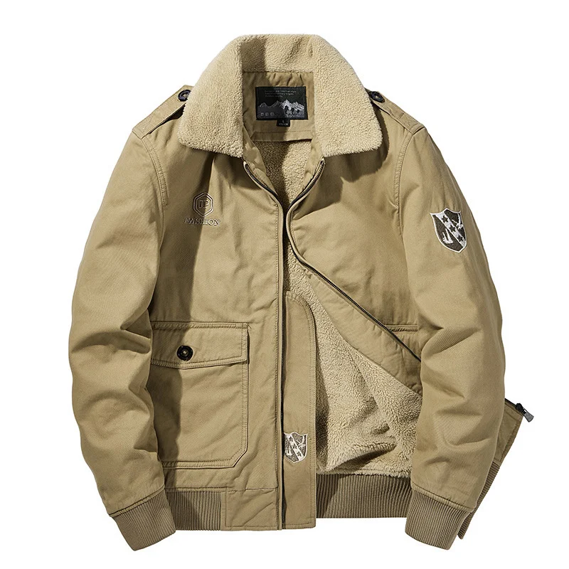 Casual Military Thicken Fleece Parkas Coats Men Winter Retro Jacket Coat Pilot Cargo Windbreaker Man Cotton Wadded Jacket
Casual Military Thicken Fleece Parkas Coats Men Winter Retro Jacket Coat Pilot Cargo Windbreaker Man Cotton Wadded Jacket