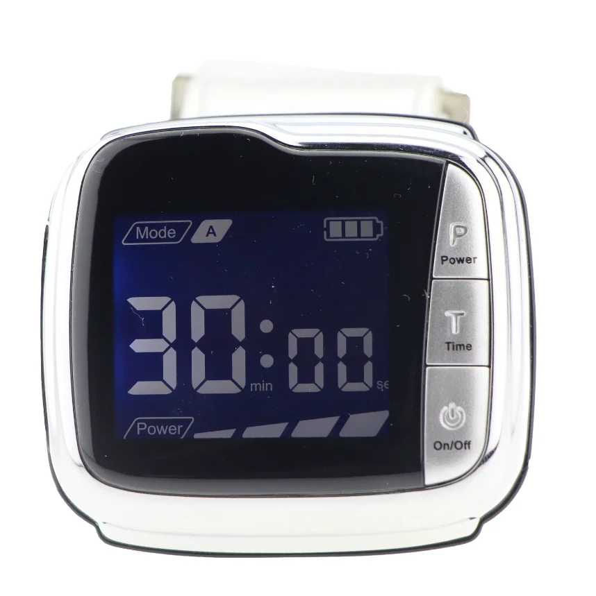 Medical Wrist Type Therapeutic Device 650nm Low Level Laser Therapy Watch Smart Digital Diabetic Watches Equipment
Medical Wrist Type Therapeutic Device 650nm Low Level Laser Therapy Watch Smart Digital Diabetic Watches Equipment