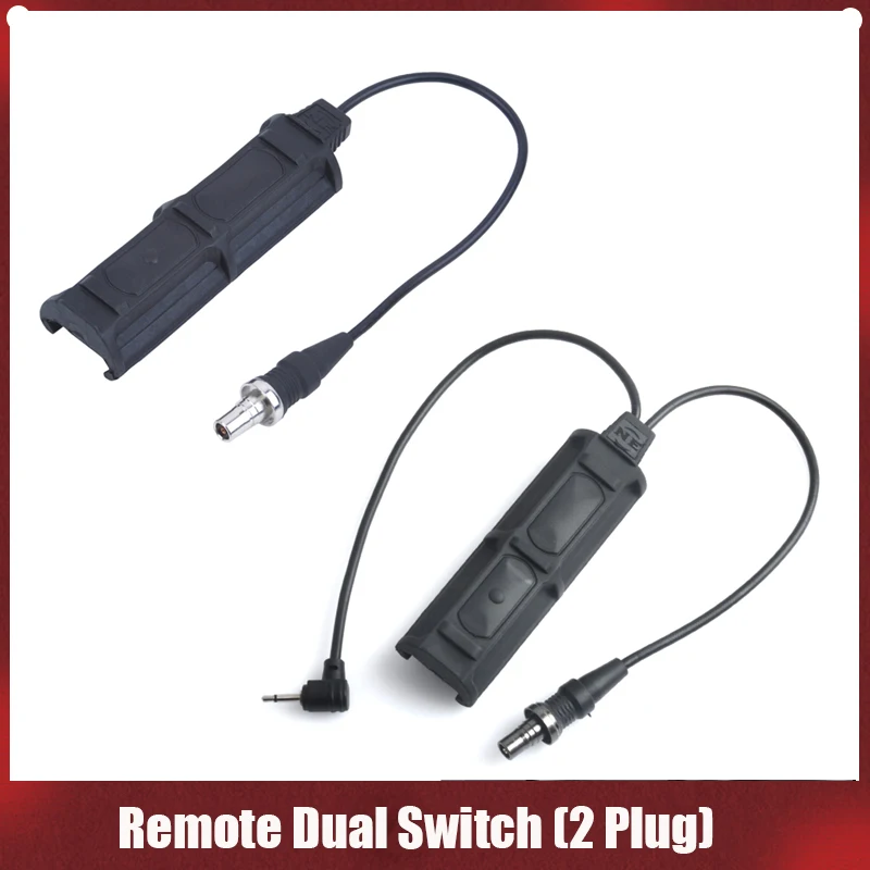 Softair PEQ Remote Dual Switch 2 Plug Military Pressure Pad Switch For PEQ M3X Tactical Airsoft Flashlight Accessories
Softair PEQ Remote Dual Switch 2 Plug Military Pressure Pad Switch For PEQ M3X Tactical Airsoft Flashlight Accessories