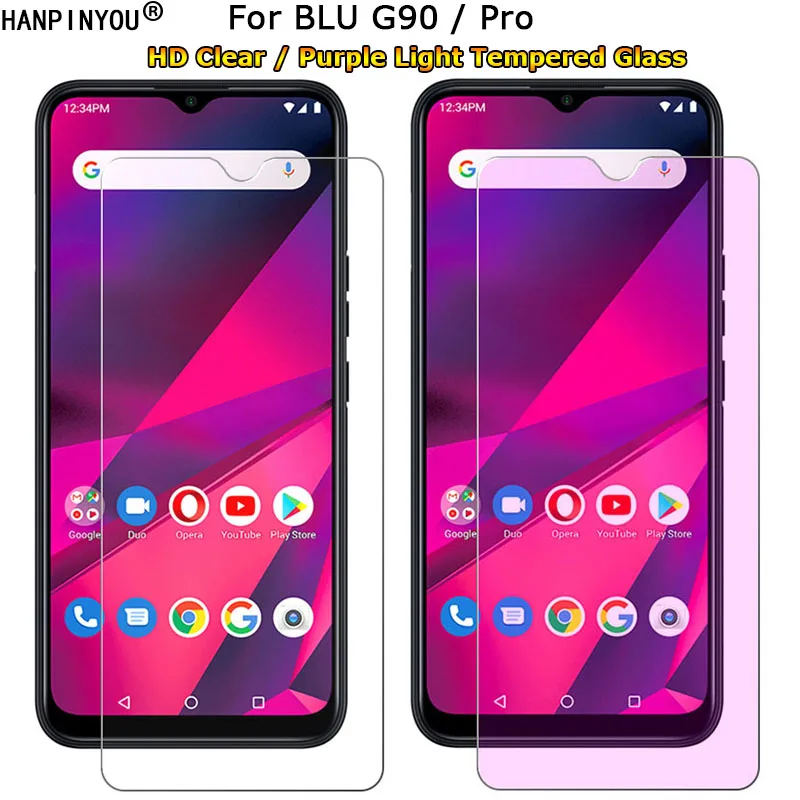 Закаленное стекло 9H для BLU G90/Pro 6 5 дюйма с защитой от синего фиолетового