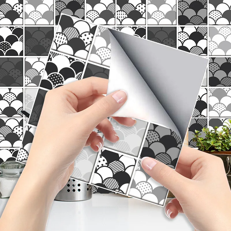 6pcs Kitchen Wall Tile Stickers Bathroom Self Adhesive Waterproof PVC Wall Sticker Home Improvement Vinyl Peel Stick 20x20cm
6pcs Kitchen Wall Tile Stickers Bathroom Self Adhesive Waterproof PVC Wall Sticker Home Improvement Vinyl Peel Stick 20x20cm